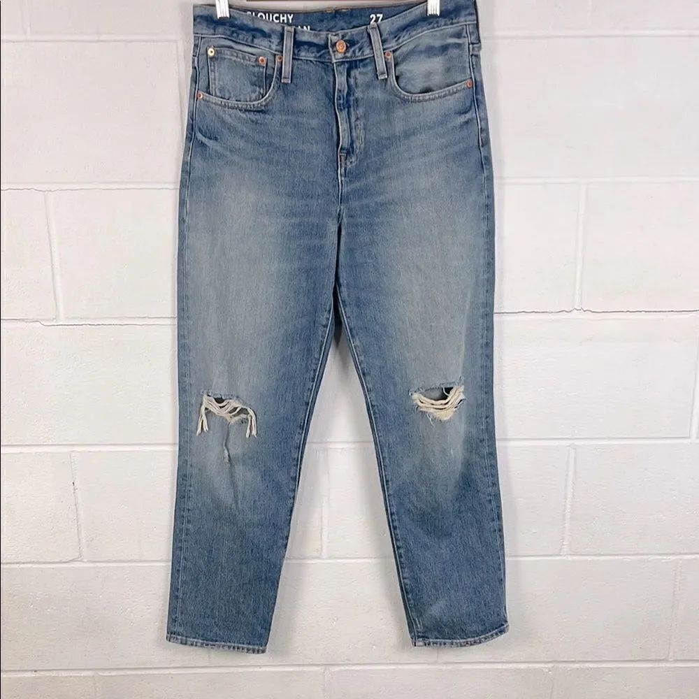 J.Crew Slouchy boyfriend Distressed Jean